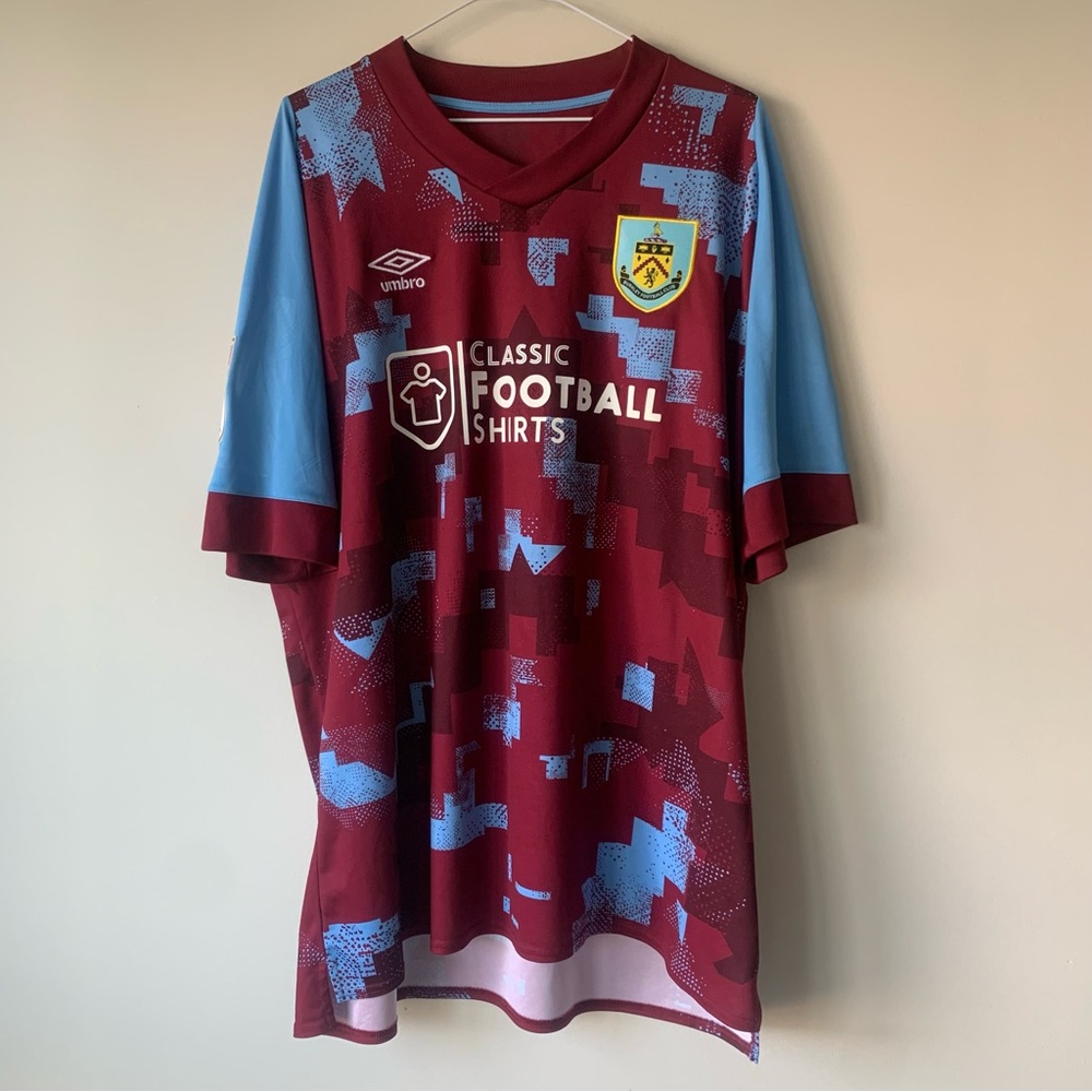 Umbro Burnley F.C. Manuel Benson Football Jersey Size 3XL Soccer